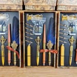 Kalligraphie Set mit Schreibfeder; Tinte und Wachs, Feder Set mit Tinte – Bild 4